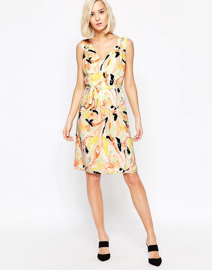 Selected Linnea Beauty Dress In Print - Multi