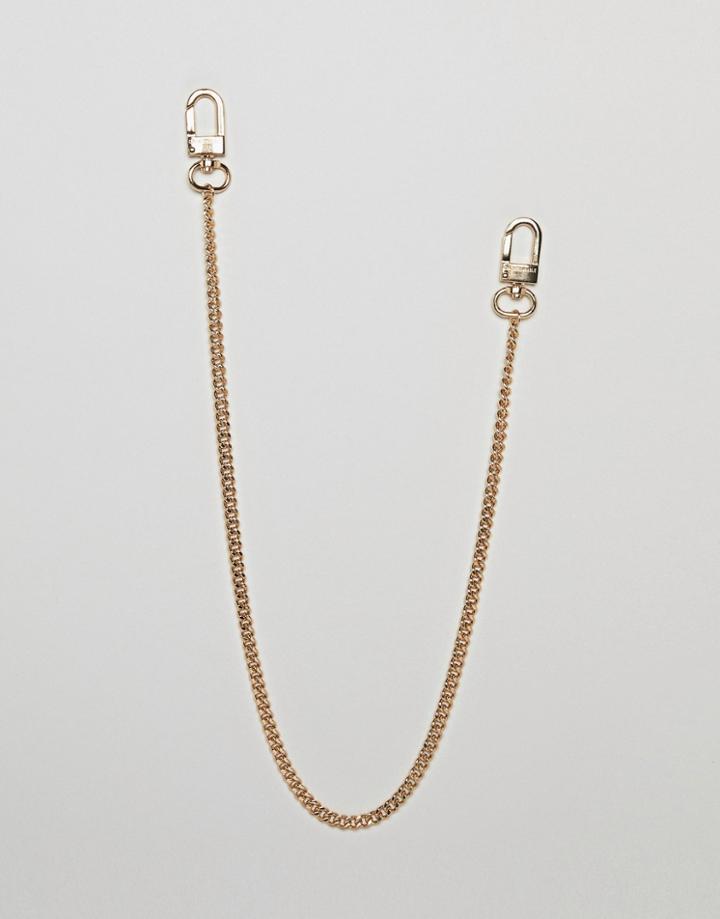 Chained & Able Skinny Jean Chain In Gold - Gold