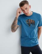 Columbia Check The Buffalo Ii Short Sleeve T-shirt - Blue