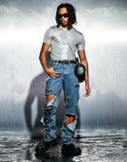 Asos Design Skinny T-shirt In Silver Metallic Texture With Contrast Neck And Cuffs
