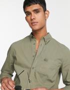 Lacoste Pocket Long Sleeve Shirt-green