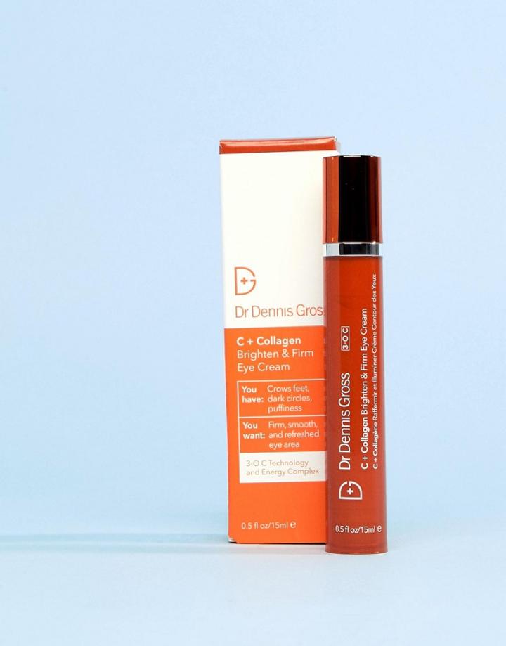 Dr Dennis Gross C+ Collagen Brighten + Firm Eye Cream - Clear