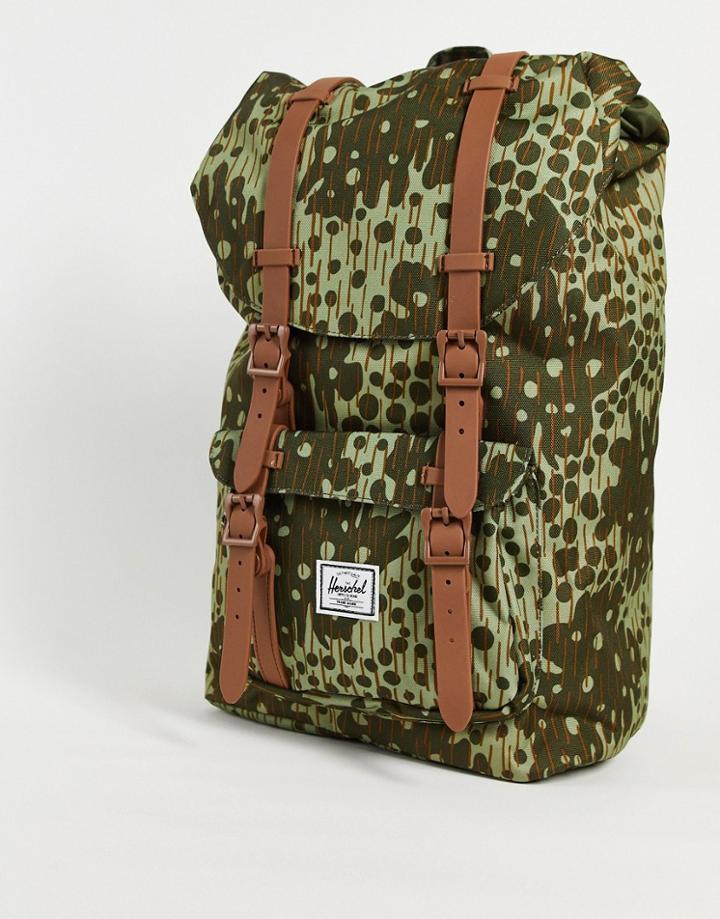 Herschel Backpack In Camo-green