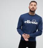 Ellesse Zarah Crew Neck Sweatshirt In Navy - Navy