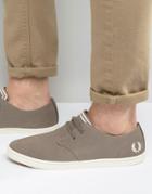 Fred Perry Byron Low Twill Sneakers - Beige