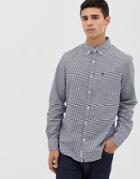 Original Penguin Slim Fit Gingham Shirt Button Down In Blue - Blue