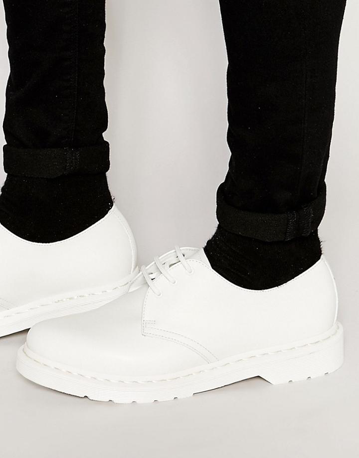Dr Martens Original 3 Eye Shoes - White