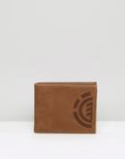 Element Leather Wallet Daily - Brown
