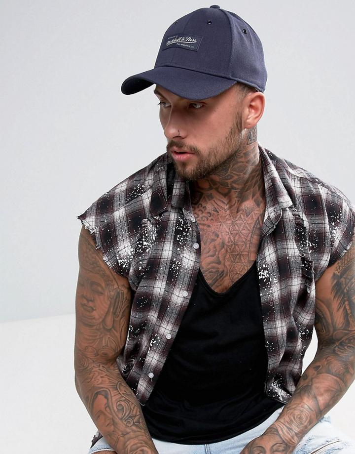 Mitchell & Ness Stance Snapback Cap - Navy