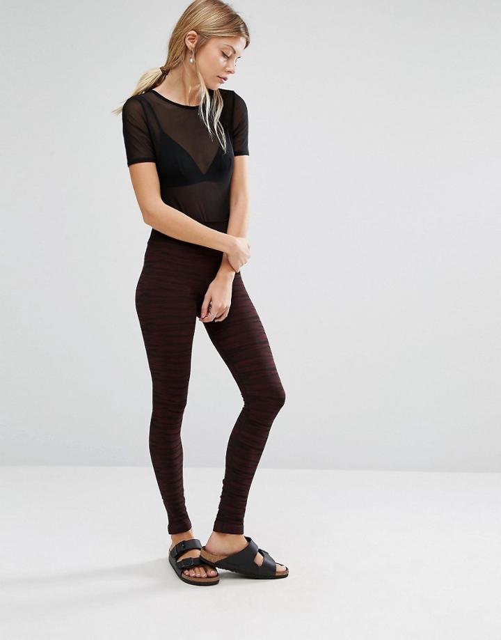 Y.a.s Cosa Legging - Red