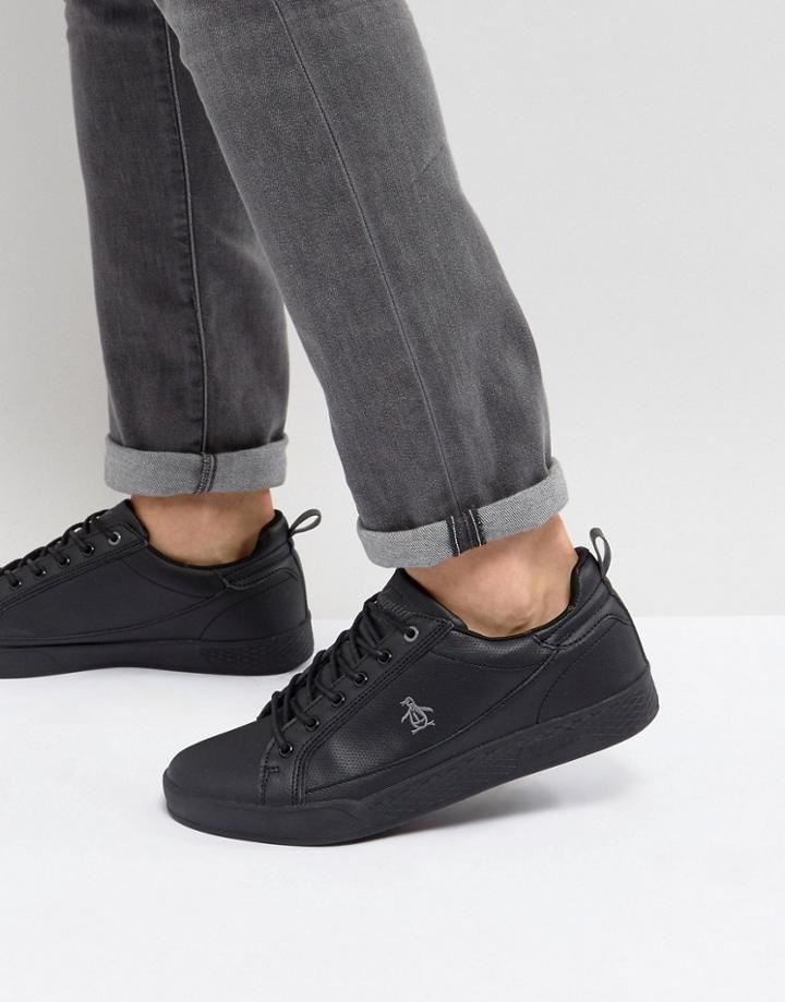 Original Penguin Pilo Sneakers Black - Black