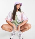 Asos Design Tall Oversized T-shirt In Tie Dye-multi