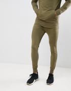 New Look Super Skinny Jogger In Khaki - Green