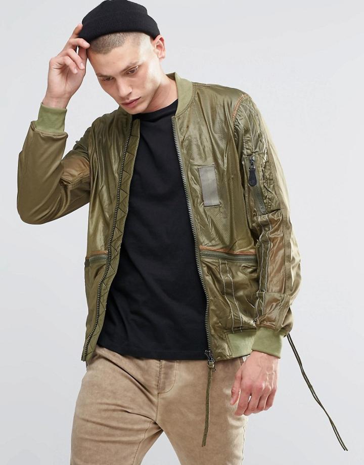 Maharishi Upcycled Ma Crossover Jacket - Green
