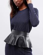 Asos Peplum Belt - Black