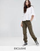 Reclaimed Vintage Revived Cargo Pants - Green