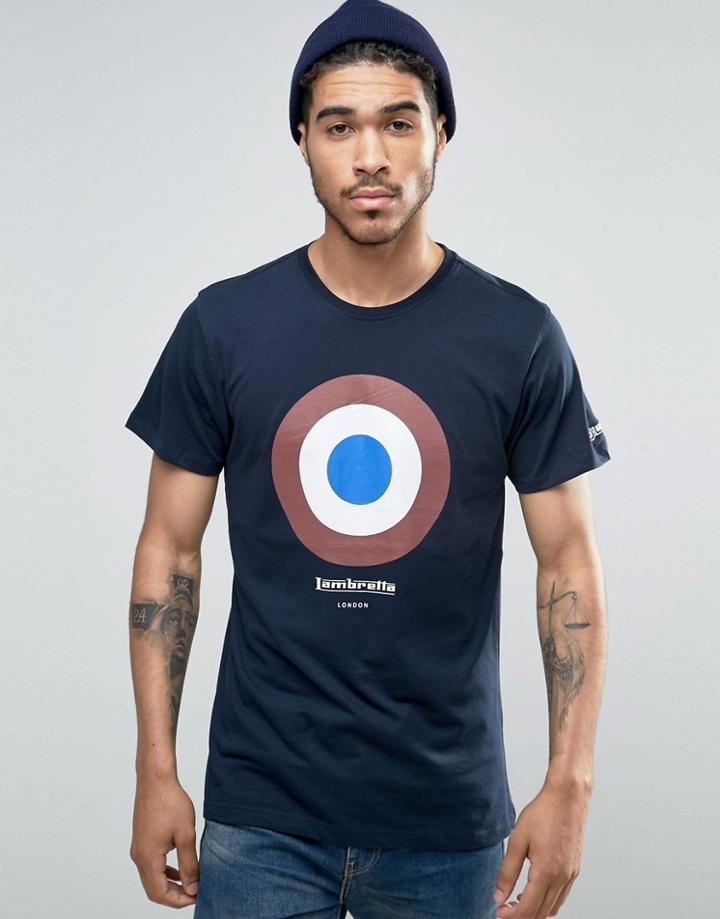 Lambretta Classic Target T-shirt - Navy