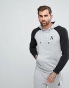Aces Couture Muscle Hoodie In Gray - Gray