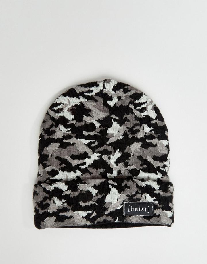 Hesit Camo Beanie - Gray