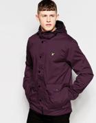 Lyle & Scott Microfleece Lined Jacket - Red