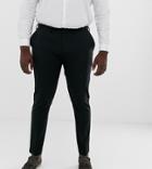Asos Design Plus Super Skinny Smart Pants In Black