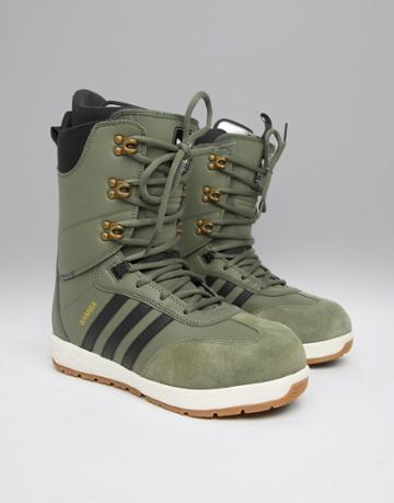 Adidas Snowboarding Samba Adv Snowboard Boots In Green - Green