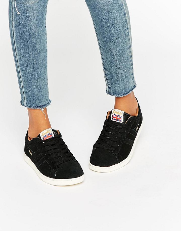 Gola Equipe Suede Sneaker - Black