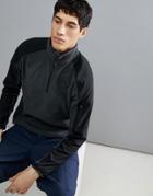 The North Face Glacier Delta 1/4 Zip Fleece In Dark Gray Heather - Gray