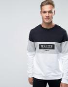 New Look Sweatshirt In Black With Manhattan Print - Black