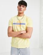Pretty Green Beach Club T-shirt In Yellow