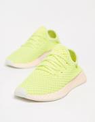 Adidas Originals Deerupt Sneakers In Yellow And Lilac - Yellow