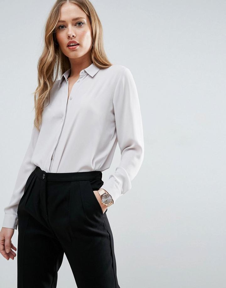 Asos Blouse - Silver