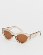 Pieces Cassidy Sunglasses - Cream
