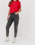 Levi's Exposed Button Mom Jeans