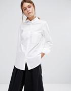 New Look Clean Pocket Detail Shirt - White