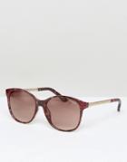 Oasis Floral Print Metal Bar Sunglasses - Multi
