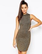 Missguided Sleeveless Body-conscious Dress - Bronze