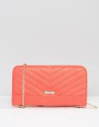 Aldo Clutch Bag With Chain - Red