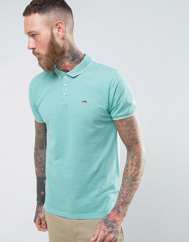 Le Shark Cotton Birdseye Pique Polo - Green