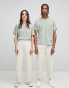 Seeker Pocket T-shirt In Heavyweight Organic Cotton - Green