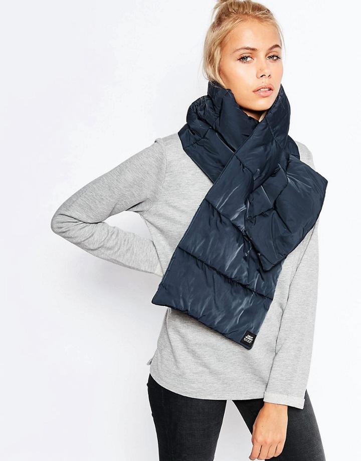 Cheap Monday Puffer Scarf - Navy