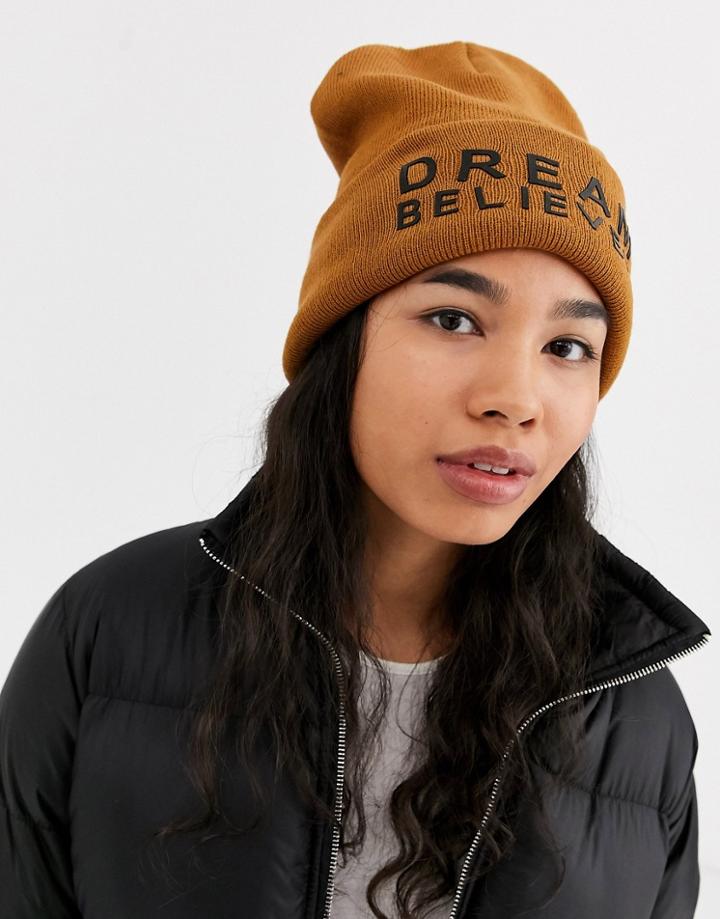 Noisy May Jack Slogan Beanie Hat