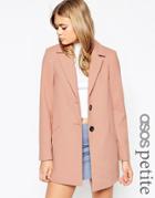 Asos Petite Ultimate Slim Coat - Pink $86.00