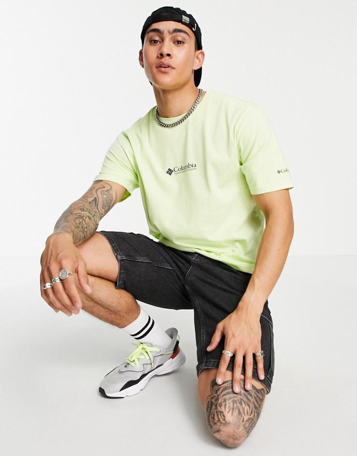 Columbia Csc Basic Logo T-shirt In Yellow