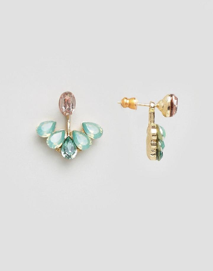 Johnny Loves Rosie Pastel Mint Through And Through Earrings - Green