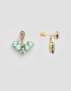 Johnny Loves Rosie Pastel Mint Through And Through Earrings - Green