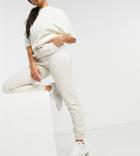 Collusion Skinny Sweatpants In Sand-neutral