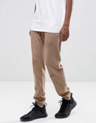 Asos Skinny Joggers With Distressing - Beige