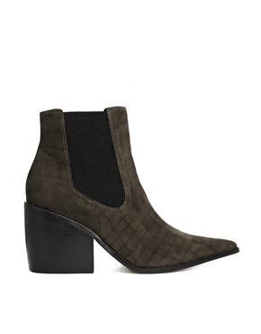 Asos Epidemic Ankle Boots - Khaki