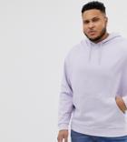 Asos Design Plus Oversized Hoodie In Lilac - Purple